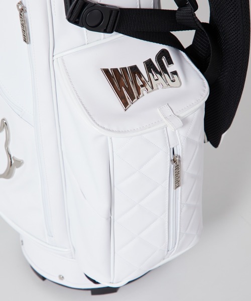 WAAC（ワック）の「《WAAC》マットレザー キャディバッグ（ゴルフ