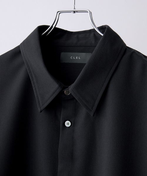 CLEL】Balloon Sleeve Loose Regular Collor Shirt / バルーン袖ルーズ