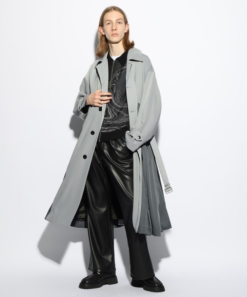 HARE（ハレ）の「サイドプリーツステンカラーコート(HARE)（ステン