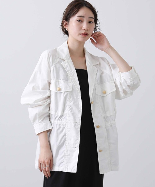 セール】金ボタンミリタリージャケット（ミリタリージャケット