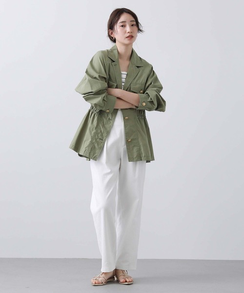 セール】金ボタンミリタリージャケット（ミリタリージャケット