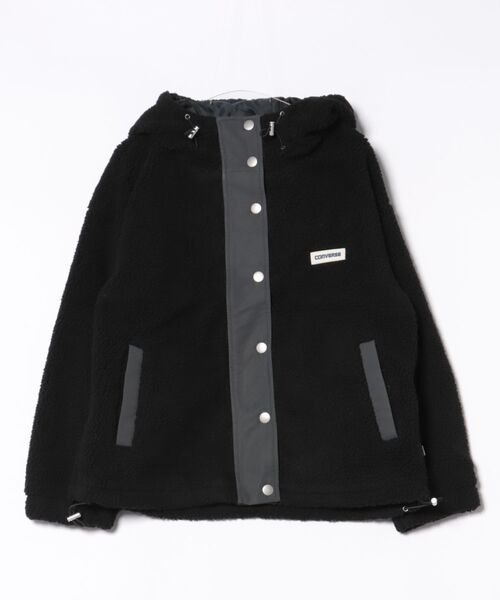 CONVERSE/コンバース】ボア 切り替え フードジャケット（ブルゾン
