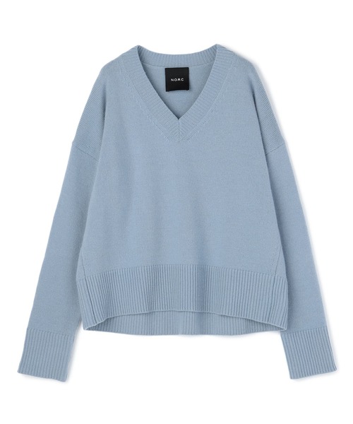 N.O.R.C（ノーク）の「カシミヤ混Vネックニット（ニット/セーター