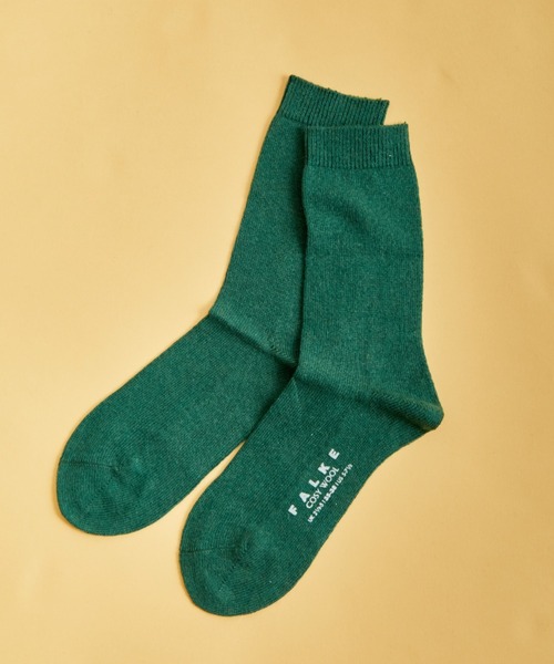 FALKE/ファルケ] COSY WOOL カシミヤ混ショートソックス（ソックス