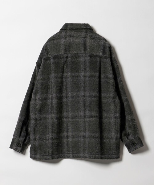 セール】オンブレチェック フリースメルトン CPOジャケット（その他