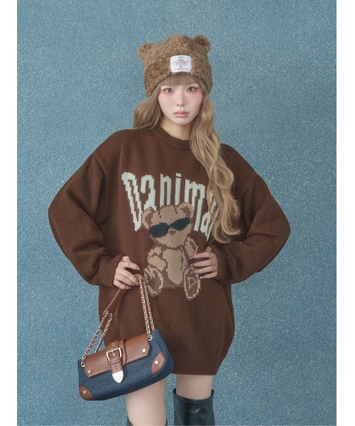 Danimalベアニットプルオーバー（ニット/セーター）｜Darich