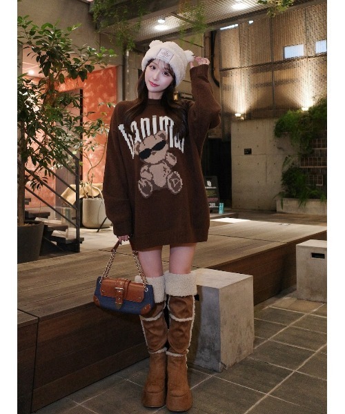 Danimalベアニットプルオーバー（ニット/セーター）｜Darich