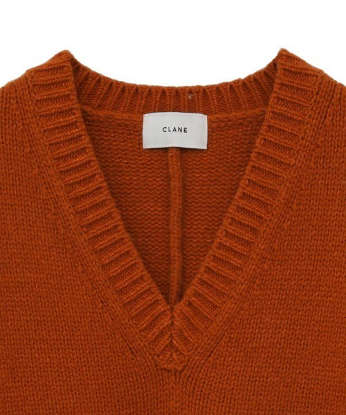 CLANE（クラネ）の「OVER V NECK KNIT TOPS（ニット/セーター）」 - WEAR