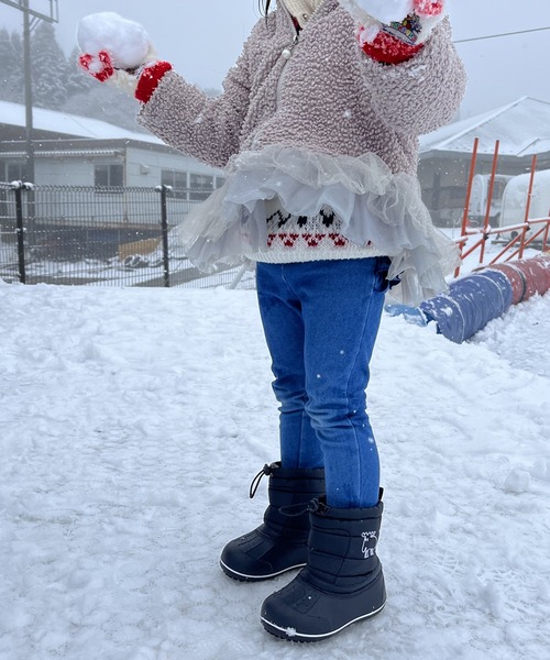 moz】モズ キッズスノーブーツ /防寒ブーツ防水・防滑（ブーツ）｜moz