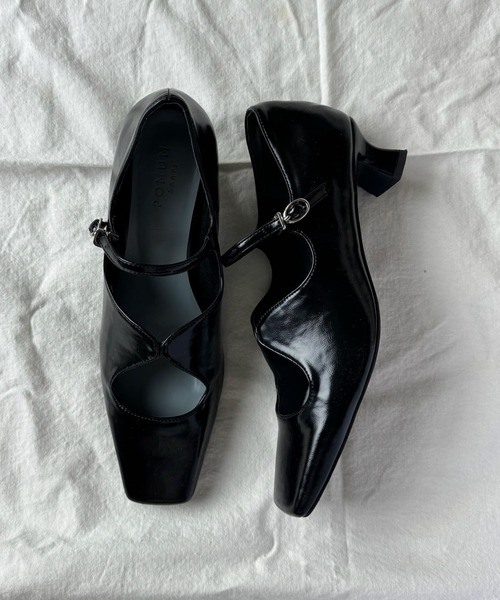square toe maryjane pumps / スクエアトゥ メリージェーン パンプス