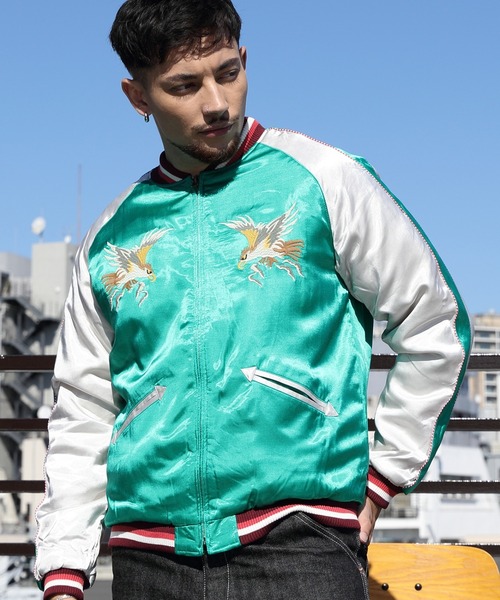 HOUSTON（ヒューストン）の「HOUSTON スカジャン（ホーク