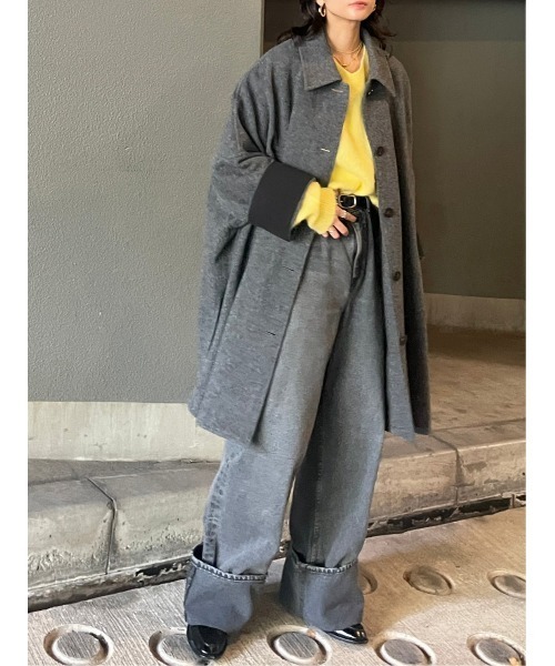 BLACK BY MOUSSY（ブラックバイマウジー）の「big silhouette wool