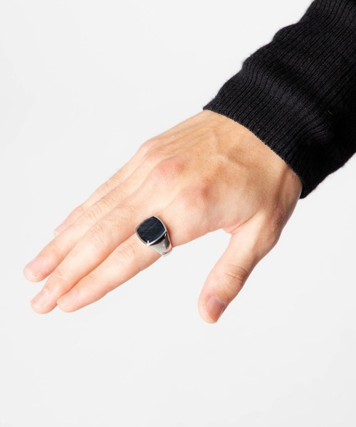 セール】TOM WOOD Cushion Blue Howk Eye トムウッド 指輪 クッション