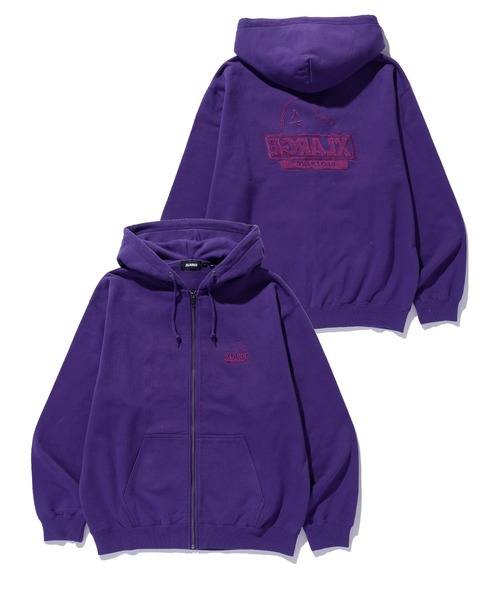 BACKSIDE OG ZIP UP HOODED SWEATSHIRT（パーカー）｜XLARGE