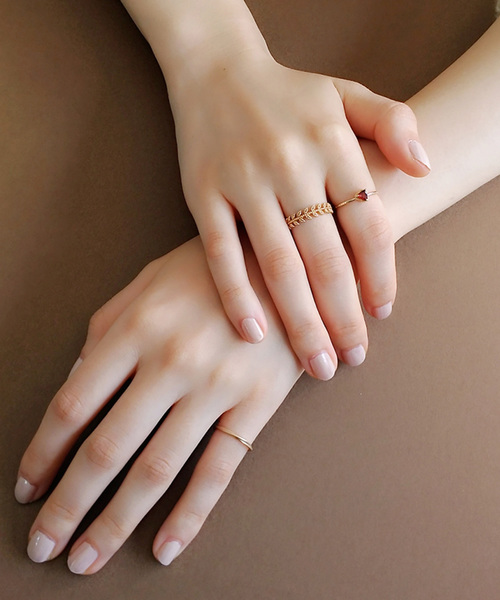 NOIR DE POUPEE（ノワールドプーペ）の「【WEB限定】K10 ガーネット