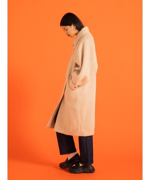 CHAROL（シャロル）の「ラグランスリーブシャギーロングコート（その他