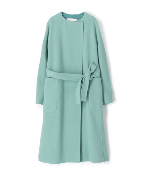 BALLSEY（ボールジィ）の「プレミアムウールリバー ノーカラーコート