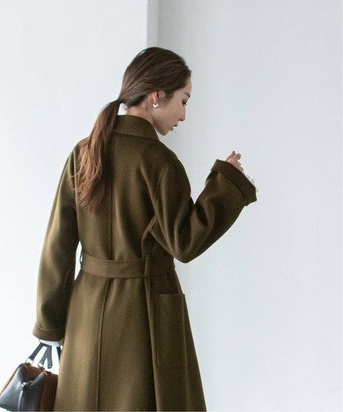 Noble（ノーブル）の「super160リバードレープカラーコート（その他