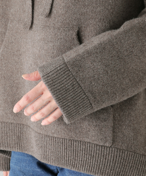 Deuxieme Classe（ドゥーズィエムクラス）の「Knitted フーディー