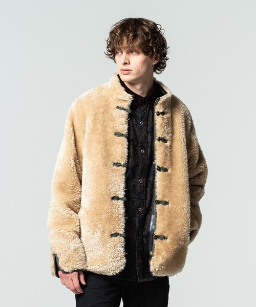 glamb（グラム）の「Reversible boa China JKT / リバーシブルボア