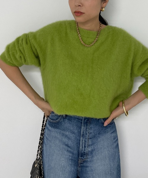 LOUNGEDRESS（ラウンジドレス）の「FURカシミヤ2WAYニット（ニット