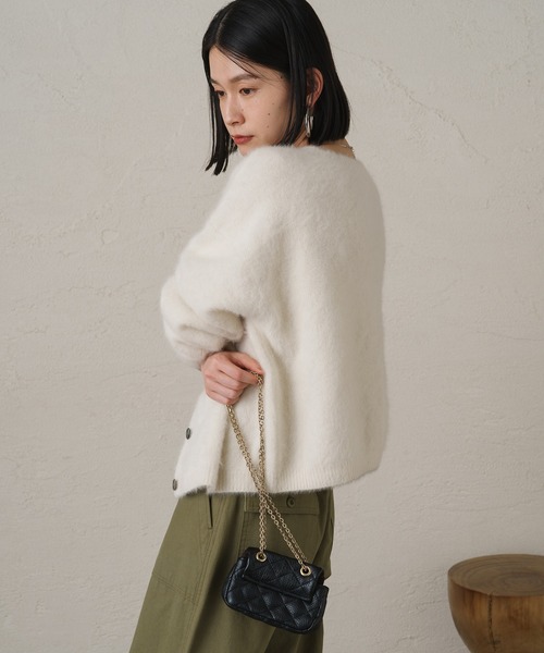 LOUNGEDRESS（ラウンジドレス）の「FURカシミヤ2WAYニット（ニット