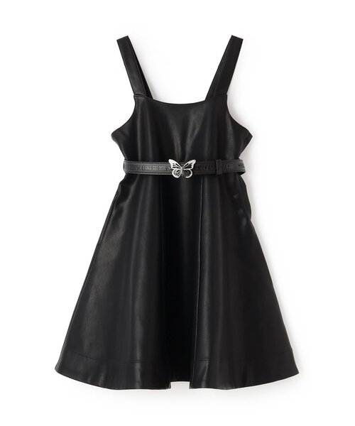 セール】合皮ジャンスカ（ジャンパースカート）｜ANNA SUI mini