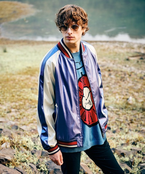 glamb（グラム）の「Synth Leather Ska Jumper / シンセレザースカ