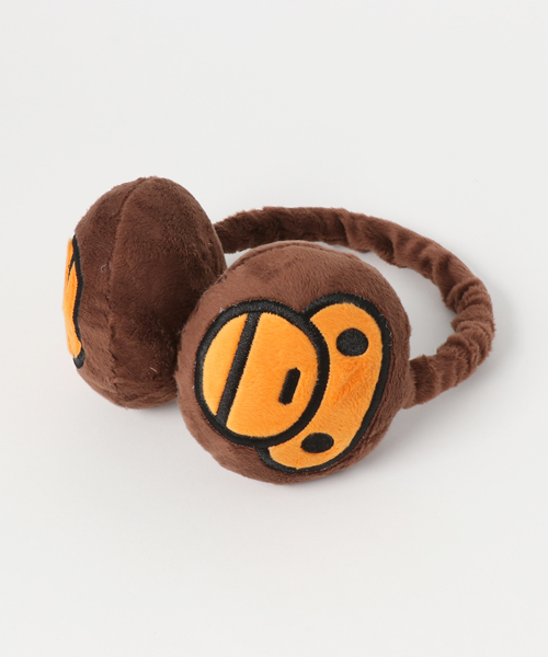 A BATHING APE（アベイシングエイプ）の「BABY MILO EAR MUFFS K