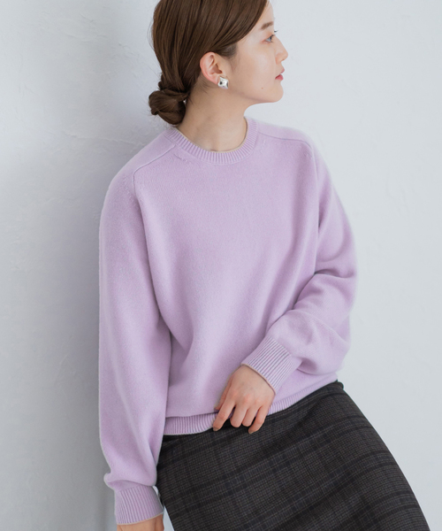 IENA（イエナ）の「SUPER180 クルーネックプルオーバー（ニット