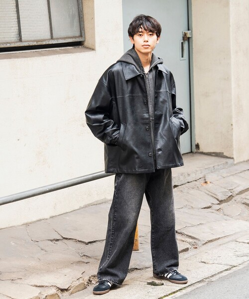 BEAMS HEART（ビームスハート）の「フェイクレザー カーコート