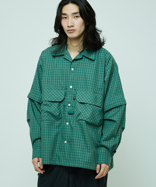 セール】DAIWA PIER39 TECH SPORTS OPEN COLLAR SHIRTS L/S MINI