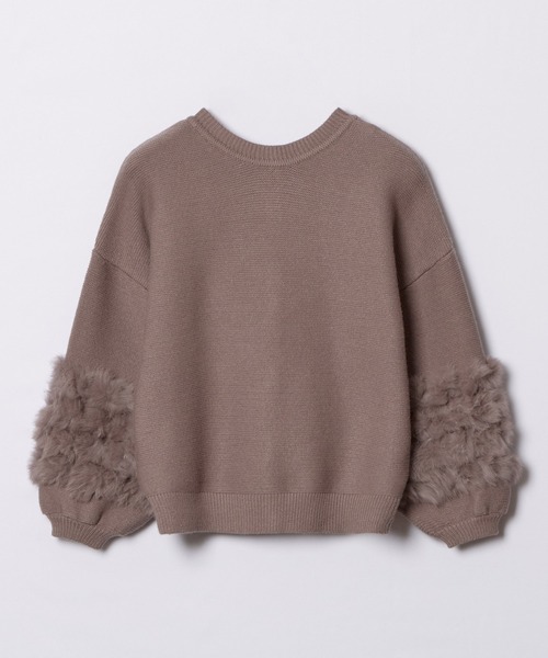 ラビットカフクレイジー釦2WAYプルオーバー（ニット/セーター