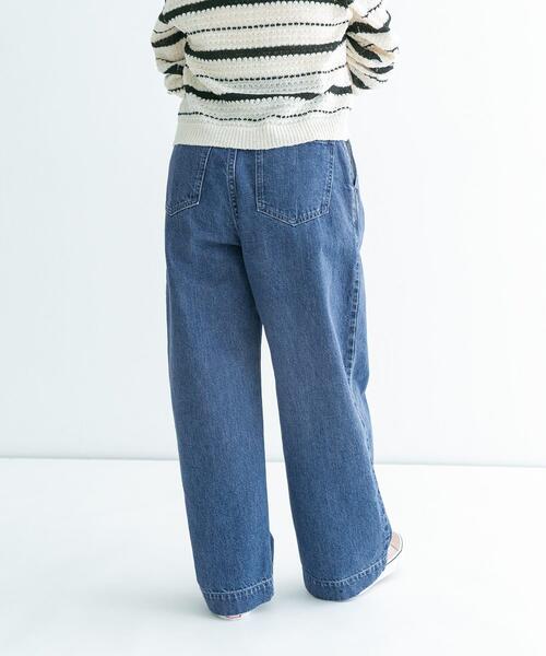 34サイズ/低身長向けも展開』タックデニム（デニムパンツ）｜URBAN