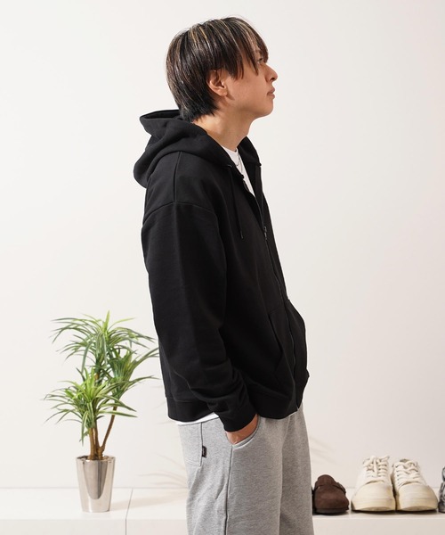 セール】フレンチブルドッグ サガラ刺繍 ジップパーカー / French