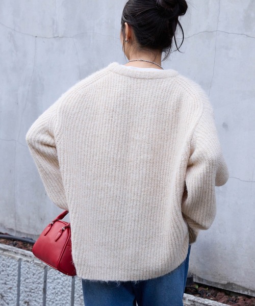 M*B様 MECRE ボリュームスリーブニットボレロ 新品タグ付 超レア¥198 40%OFF】MANOF マノフ ボリューム スリーブ ニット ボレロ 89106-2022