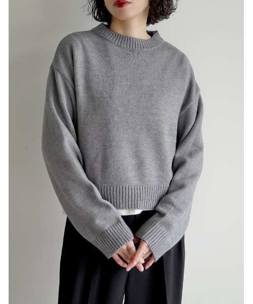 セール】[累計販売枚数1.1万枚突破！]アルパカタッチクロップド丈