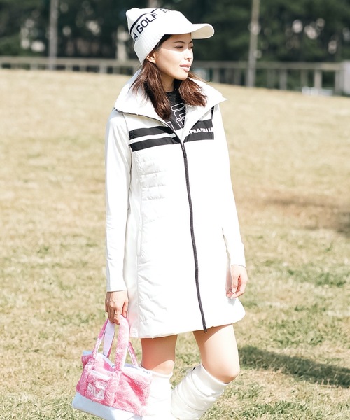 FILA GOLF:フィラゴルフ】レディース 中綿ワンピース｜ストレッチ / 撥