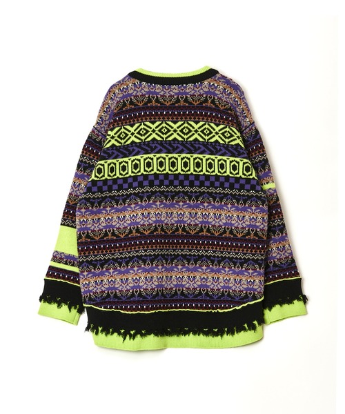 ジャガードニットプルオーバー（ニット/セーター）｜AULA AILA