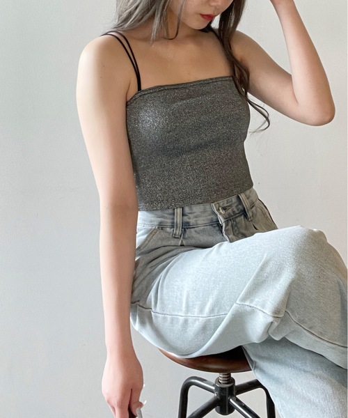 one way（ワンウェイ）の「ラメベアトップ／カップ付き（チューブ