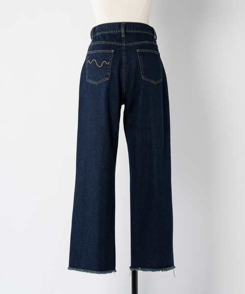 低身長さん向けSサイズあり】カットオフデニム（デニムパンツ）｜moi