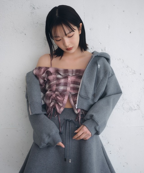 SNIDEL（スナイデル）の「スウェットミニセットアップ（ワンピース