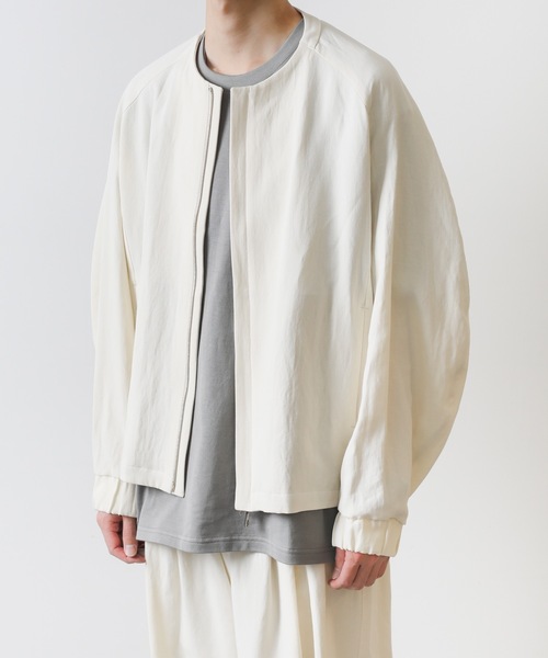 ATTACHMENT（アタッチメント）の「強撚LI/Cドビーギャバノーカラー