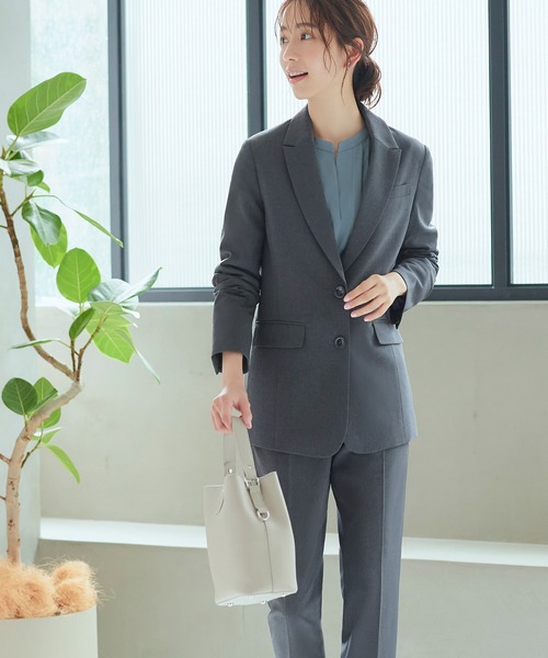 セール】選べる6タイプ洗えるスタイリッシュビジネススーツ テーラード