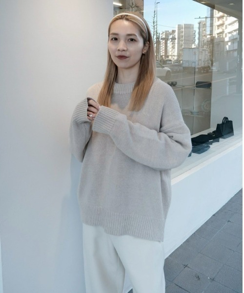 TODAYFUL（トゥデイフル）の「Roundhem Linen Knit（ニット/セーター