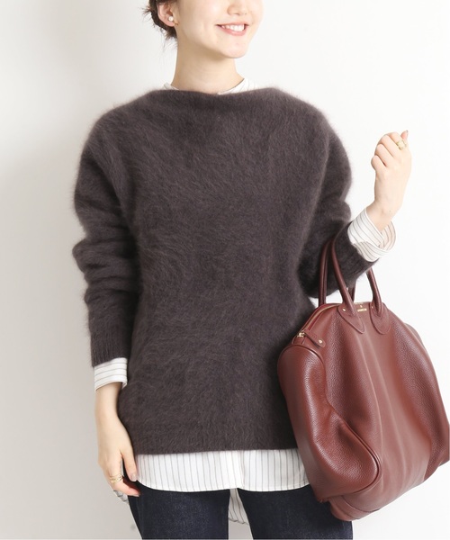 IENA（イエナ）の「ラクーンボトルネックプルオーバー◇（ニット