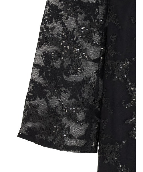 Ameri（アメリ）の「SPANGLE LACE ROMPERS（サロペット/オーバーオール