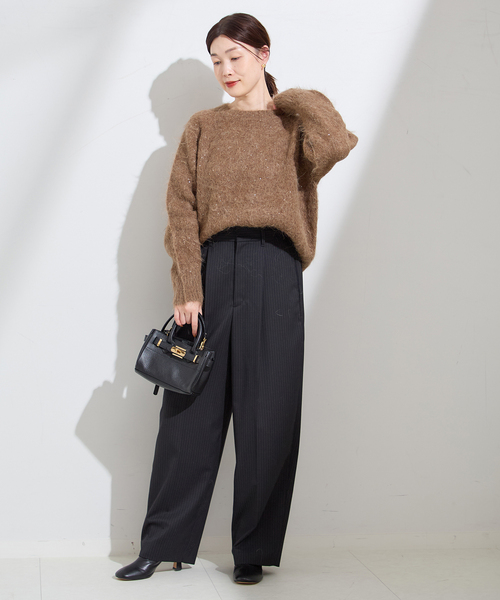 セール】アルパカMIXスパンコールプルオーバー（ニット/セーター