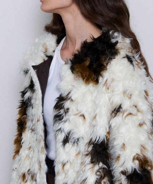 MAISON SPECIAL（メゾンスペシャル）の「Curl Faux Fur Coat/カール