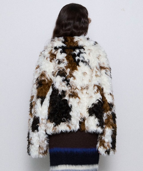 MAISON SPECIAL（メゾンスペシャル）の「Curl Faux Fur Coat/カール